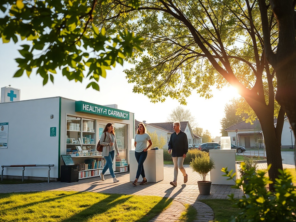 Ilustracja przedstawiająca kolejkę pacjentów do lekarza specjalisty w Terespolu, symbolizująca kolejki NFZ