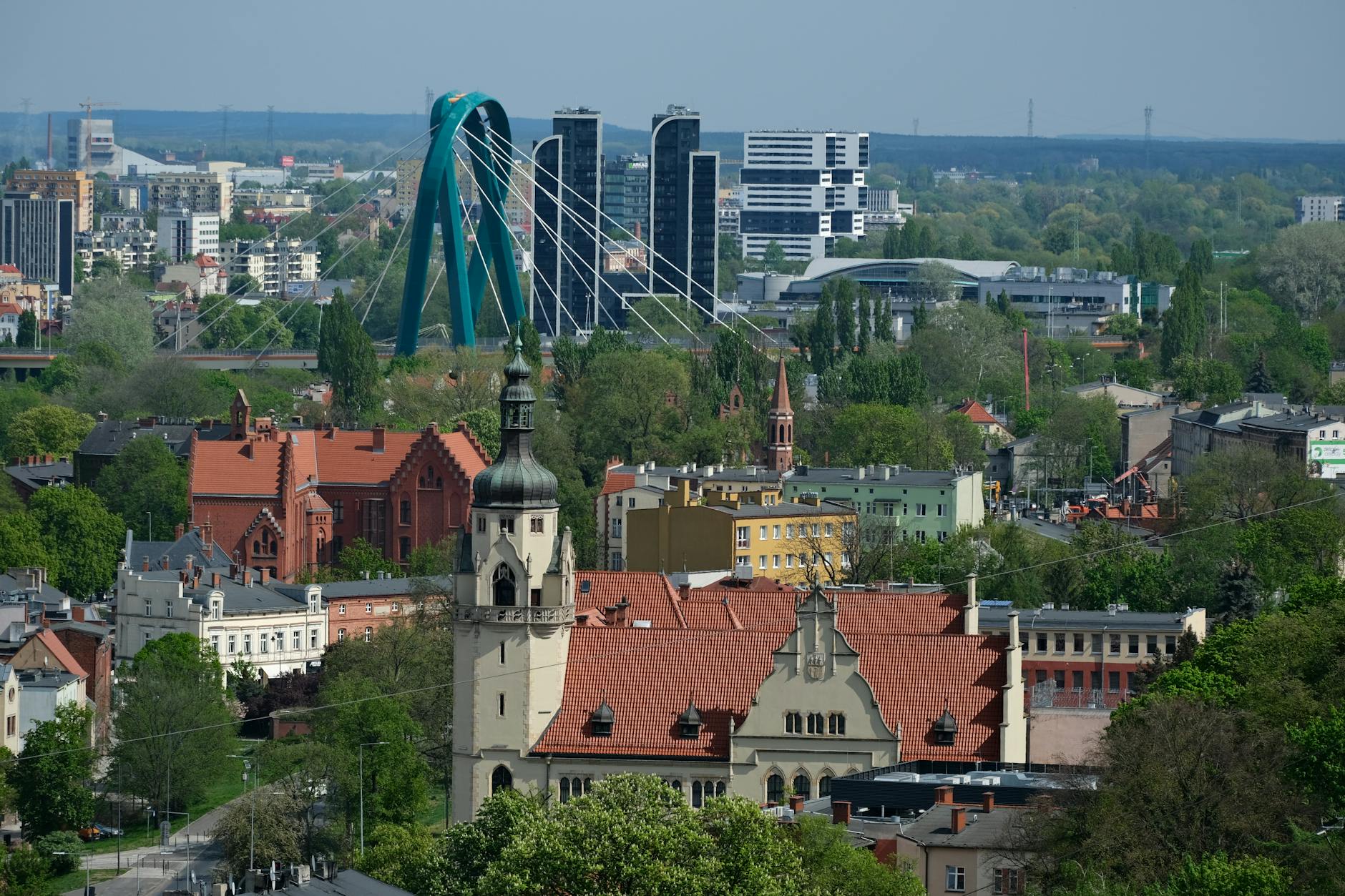 Malowniczy krajobraz nadbużański z rzeką Bug w tle, w pobliżu Terespola